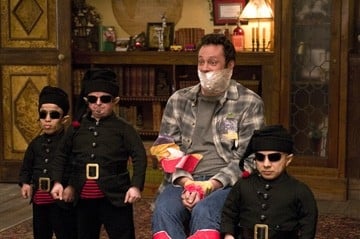 Vince Vaughn in una scena di Fred Claus