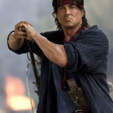 Sylvester Stallone è 'John Rambo' nel quarto capitolo della saga
