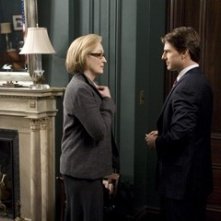 Tom Cruise con Meryl Streep in una scena del film Leoni per agnelli