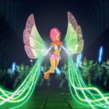 Una delle magiche protagoniste del film Winx - Il segreto del regno perduto
