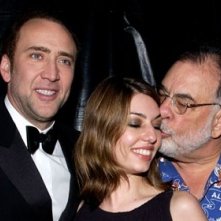 Nicolas Cage con la cugina Sofia Coppola e lo zio Francis Ford Coppola