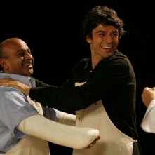 Luca Argentero in una sequenza della commedia sentimentale Lezioni di Cioccolato