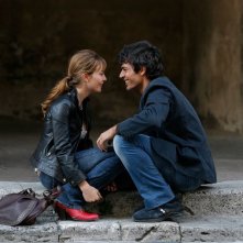 Violante Placido e Luca Argentero in una scena di Lezioni di Cioccolato