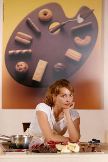 Violante Placido in una scena di Lezioni di Cioccolato