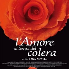 La locandina italiana di L'amore ai tempi del colera