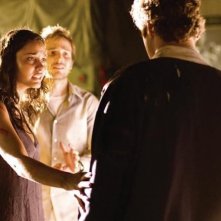 Michael Stahl-David e Jessica Lucas in Cloverfield