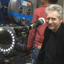 David Cronenberg sul set del film La promessa dell'assassino