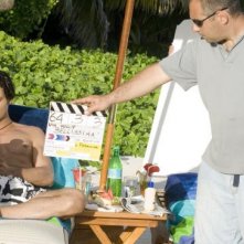 Gabriel Garko sul set di Una moglie bellissima