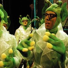 Massimo Ceccherini in una simpatica immagine di Una moglie bellissima