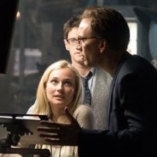 Nicolas Cage con Diane Kruger e Justin Bartha in una sequenza del film National Treasure 2: Il Mistero delle pagine perdute