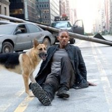 Will Smith in una sequenza di Io sono leggenda, di Francis Lawrence (2007)