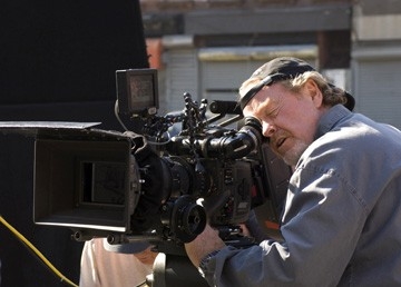 Ridley Scott sul set del film American Gangster