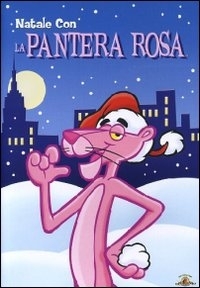 Locandina di Natale con la Pantera Rosa
