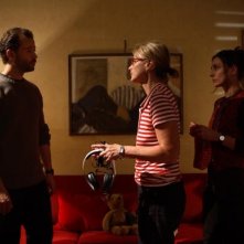 Cristina Comencini, autrice di Bianco e  Nero, e gli interpreti Fabio Volo e Ambra Angiolini