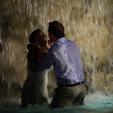 Bianco e Nero: Fabio Volo con Aissa Maiga in una sequenza del film 