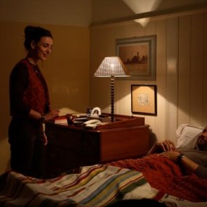  Fabio Volo con Ambra Angiolini in una sequenza di Bianco e Nero