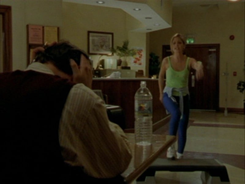 Anthony Head E Sarah Michelle Gellar In Una Scena Dell Episodio Oscurita Di Buffy L Ammazzavampiri 50680