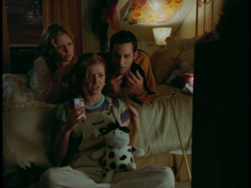 Sarah Michelle Gellar Alyson Hannigan E Nicholas Brendon Nell Episodio Festa Macabra Di Buffy L Ammazzavampiri 50631