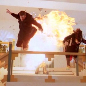 Juliet Landau e David Boreanaz in una scena dell'episodio 'Un attimo di felicità' di Buffy - L'ammazzavampiri 