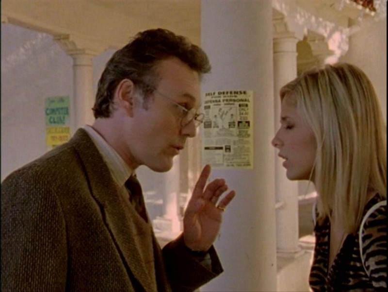Anthony Head E Sarah Michelle Gellar In Una Scena Dell Episodio Passioni Di Buffy L Ammazzavampiri 50931