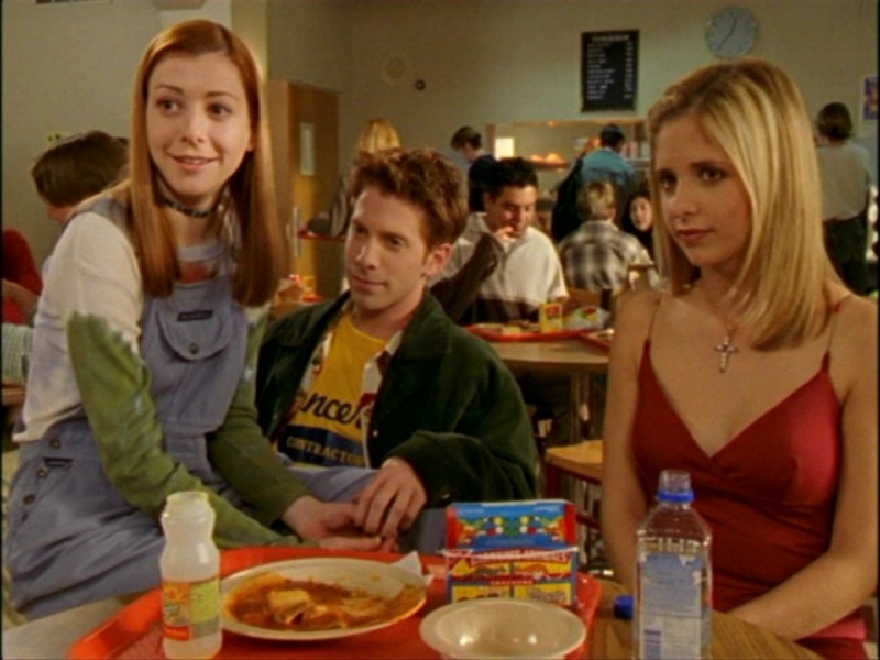 Alyson Hannigan Seth Green E Sarah Michelle Gellar In Una Scena Dell Episodio L Inizio Della Storia 1A Parte Di Buffy L Ammazzavampiri 51065