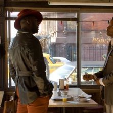 Denzel Washington in un'immagine tratta da American Gangster