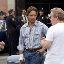 Ridley Scott E Russell Crowe Sul Set Del Film American Gangster 51184