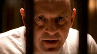 Anthony Hopkins in una scena de IL SILENZIO DEGLI INNOCENTI (1992)