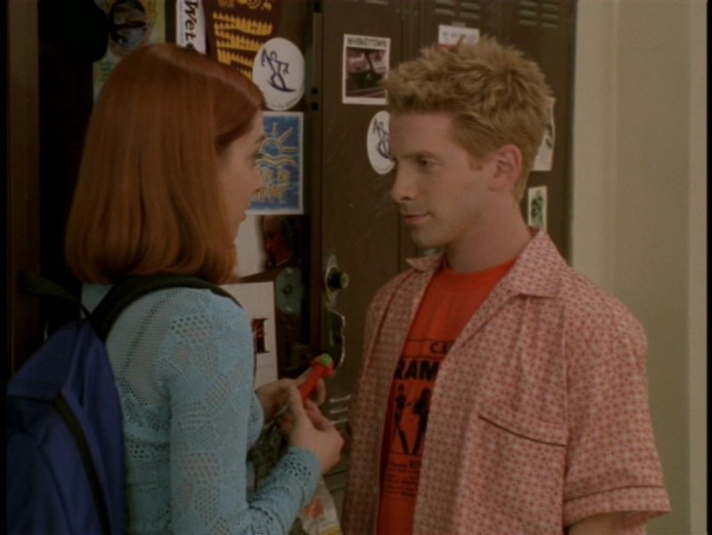 Alyson Hannigan E Seth Green In Una Scena Dell Episodio Il Sentiero Degli Amanti Di Buffy L Ammazzavampiri 51444