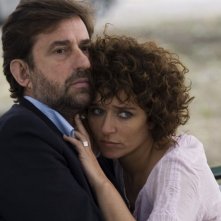 Nanni Moretti e Valeria Golino in una scena di Caos Calmo