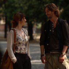 Silvio Muccino con Aitana Sanchez-Gijon in una scena di Parlami d'Amore