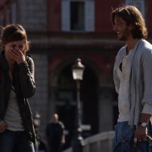 Aitana Sanchez-Gijon e Silvio Muccino in una sequenza di Parlami d'Amore