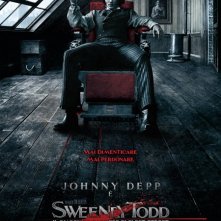 La locandina italiana di Sweeney Todd