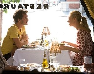 Hugh Dancy e Maria Bello in una scena del film Il club di Jane Austen