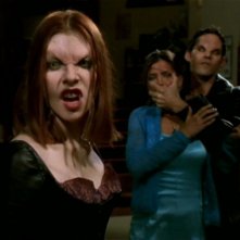 Nicholas Brendon, Alyson Hannigan e Charisma Carpenter in una scena dell'episodio 'Il desiderio' di Buffy - L'ammazzavampiri