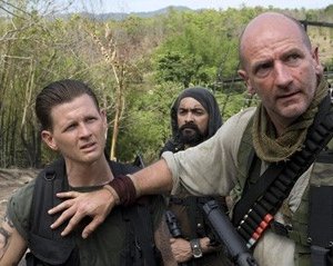 Jake LaBotz, Rey Gallegos e Graham McTavish  in una scena di John Rambo