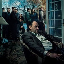 Il poster della sesta stagione de 'I Soprano'