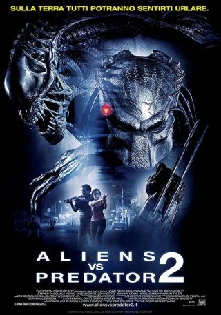 La locandina italiana di Alien Vs. Predator 2