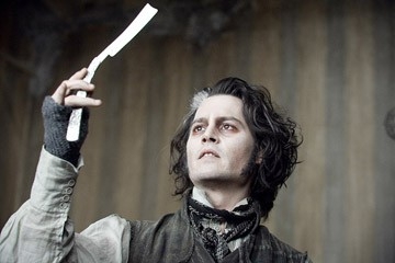 Johnny Depp è il protagonista di Sweeney Todd