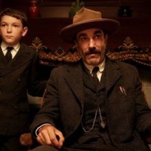 Daniel Day-Lewis e il piccolo Dillon Freasier in una sequenza de Il petroliere