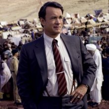 Tom Hanks in una sequenza de La guerra di Charlie Wilson