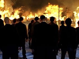 Una suggestiva scena di 30 giorni di buio