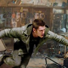 Hayden Christensen in una sequenza del fantasy Jumper - Senza confini