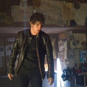 Jamie Bell in una sequenza del film Jumper - Senza confini