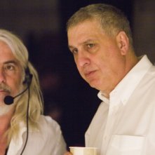 Errol Morris e Robert Richardson sul set di Standard Operating Procedure