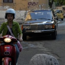 Valentina Izumì in un'immagine del film Questa notte è ancora nostra di Miniero e Genovese (2008)