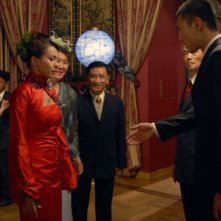 L'attrice Valentina Izumì in una sequenza del film Questa notte è ancora nostra