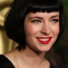 Diablo Cody, nominata all'Oscar per la sceneggiature di Juno, al Nominees Luncheon 2008