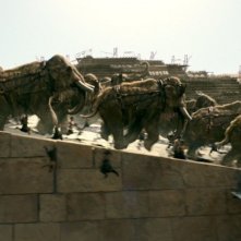 Un'immagine del film 10,000 AC, diretto da Roland Emmerich