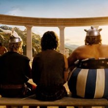 Clovis Cornillac con Gerard Depardieu in una scena di Asterix alle Olimpiadi